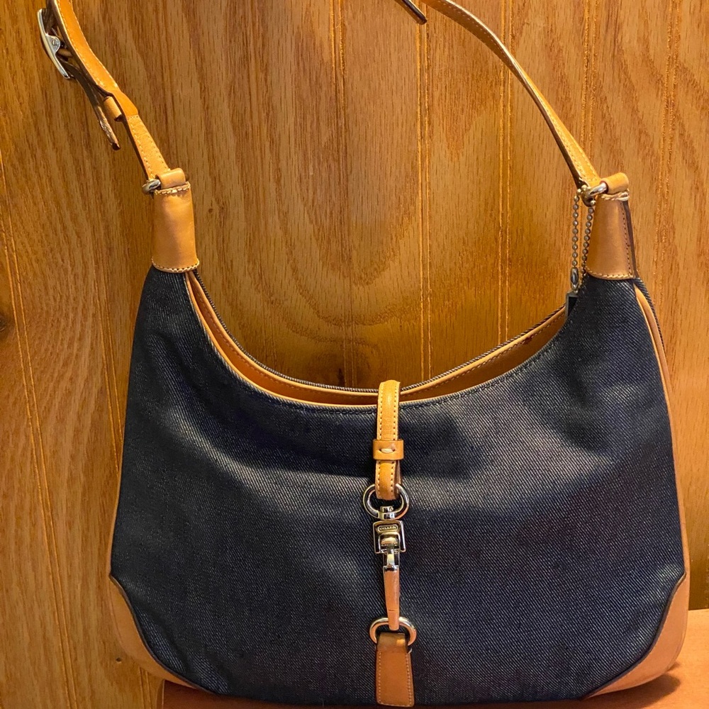 Coach denim hobo